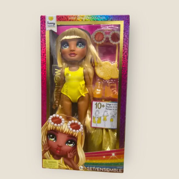 Rainbow High Swim & Style Sunny Madison (Yellow) Fashion Doll - Picture 1 of 6